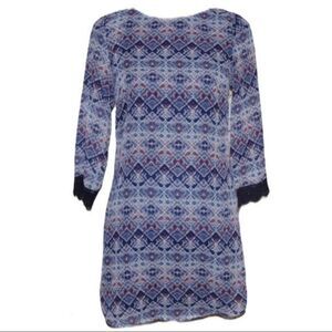 Speechless Blue Shirt Dress Girls Size 3